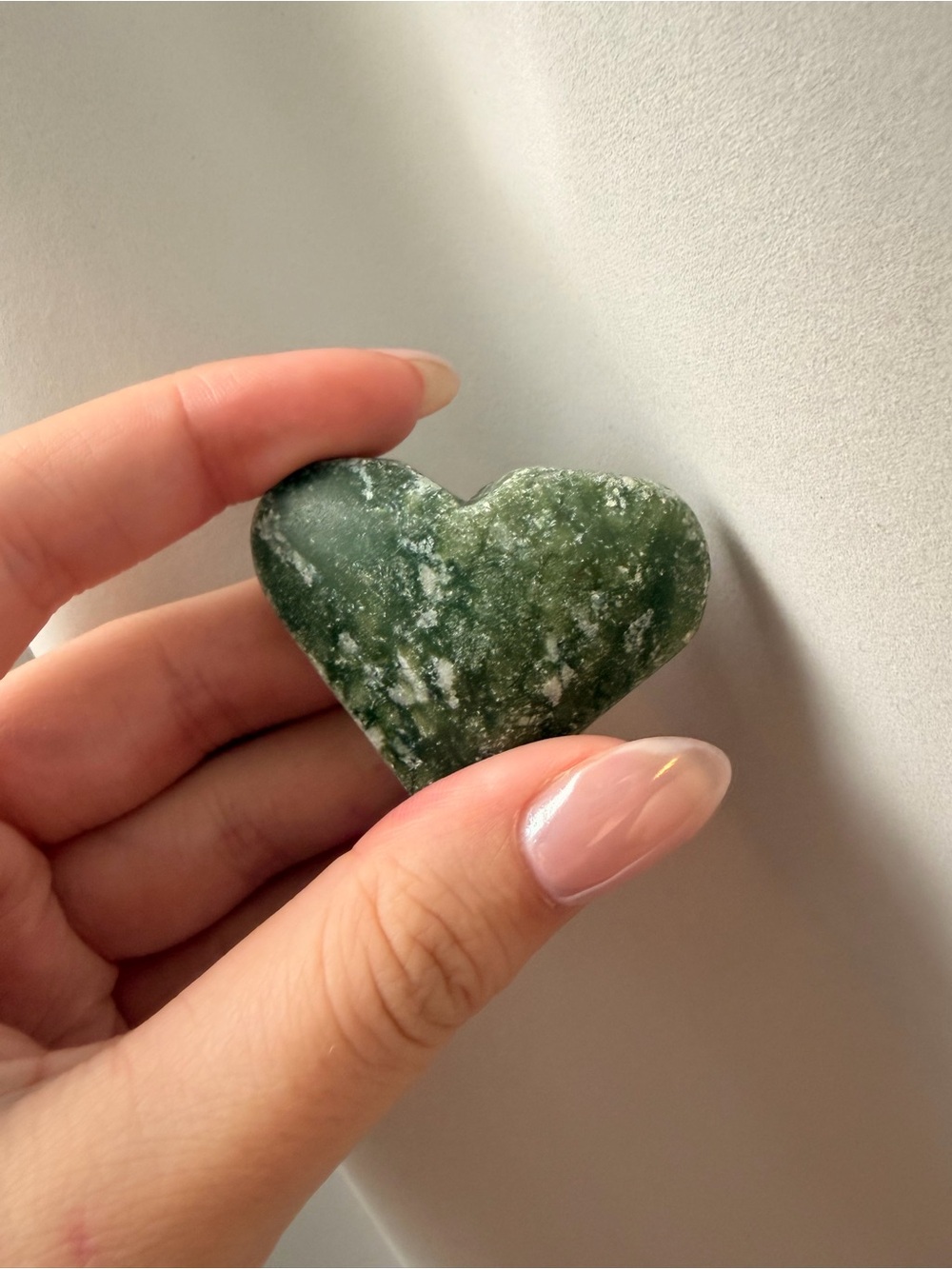 Green Heart serpentine crystal